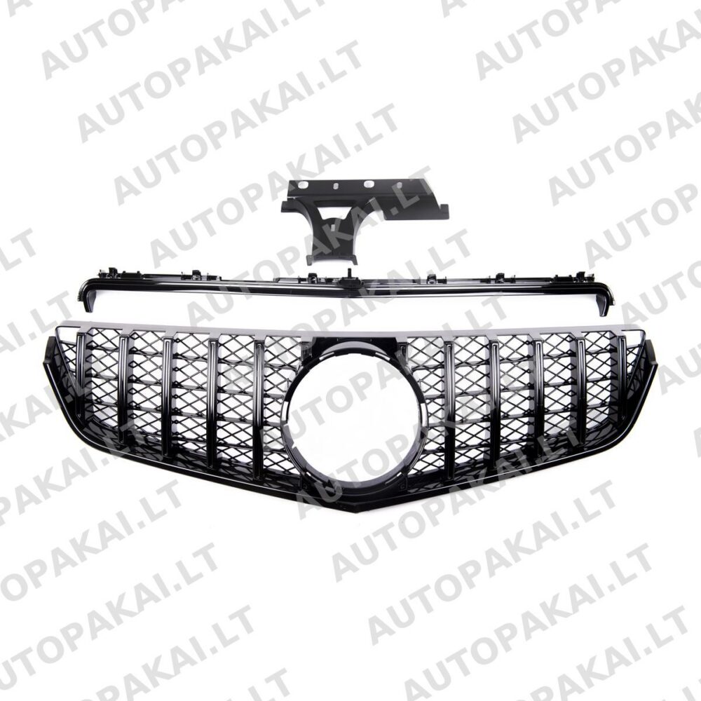 Front Grille Gloss Black for MERCEDES E C207 Coupe 09-13 Panamericana GT