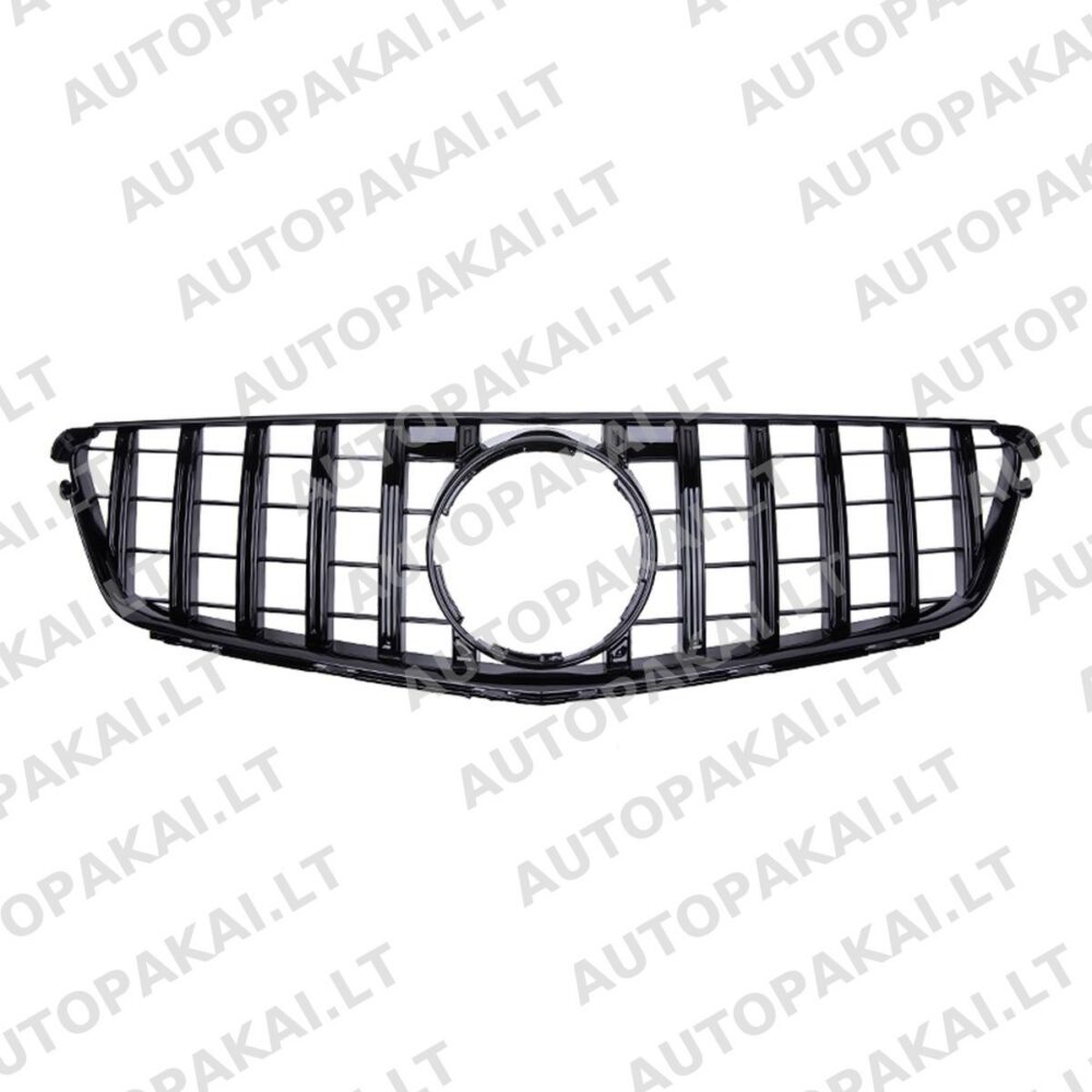 Grotelės blizgios juodos MERCEDES C klasės W204 07-15 Panamericana GT