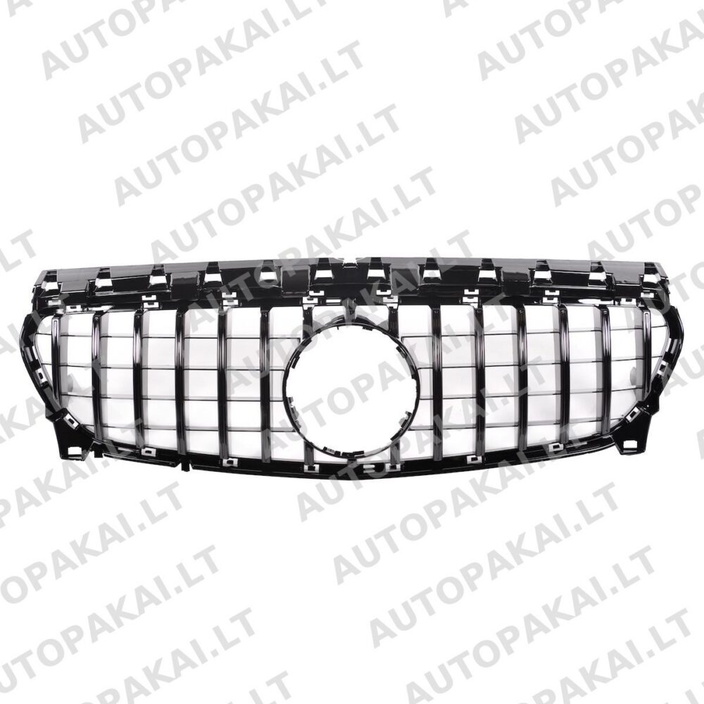 Front Grille Gloss Black suitable for MERCEDES CLA C117 16-19 Panamericana GT
