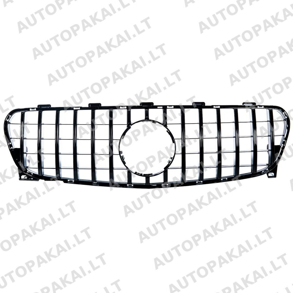 Front Grille Gloss Black suitable for MERCEDES GLA X156 16-19 Panamericana GT