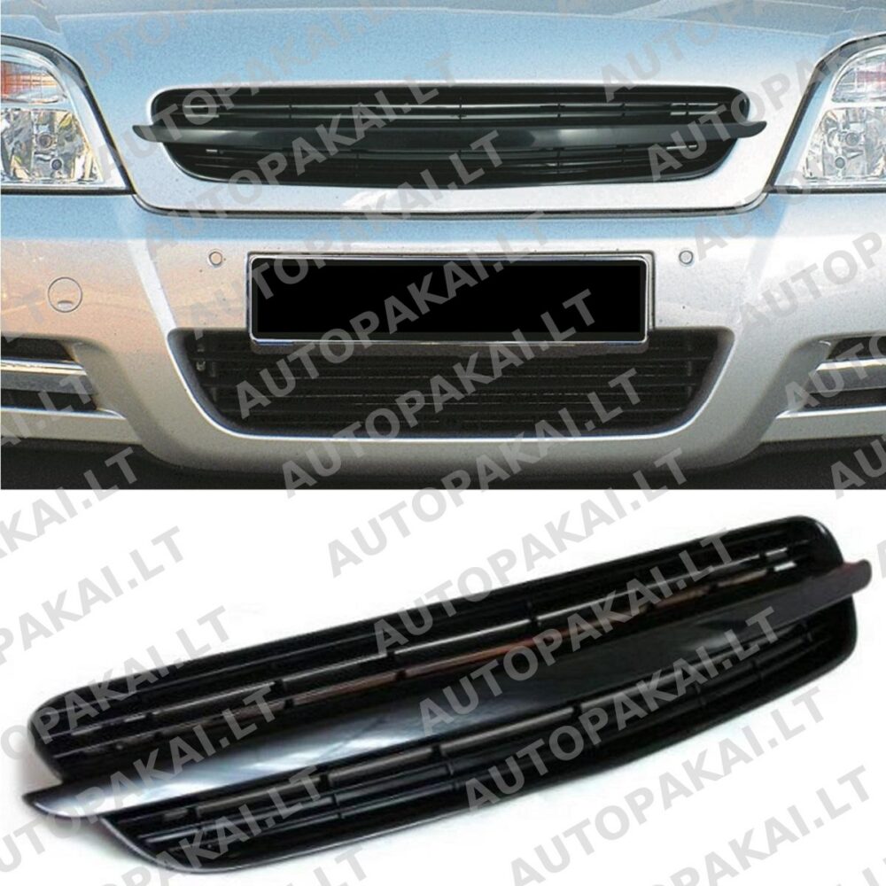 Front Grille Badgeless Black suitable for OPEL VECTRA C 02-05