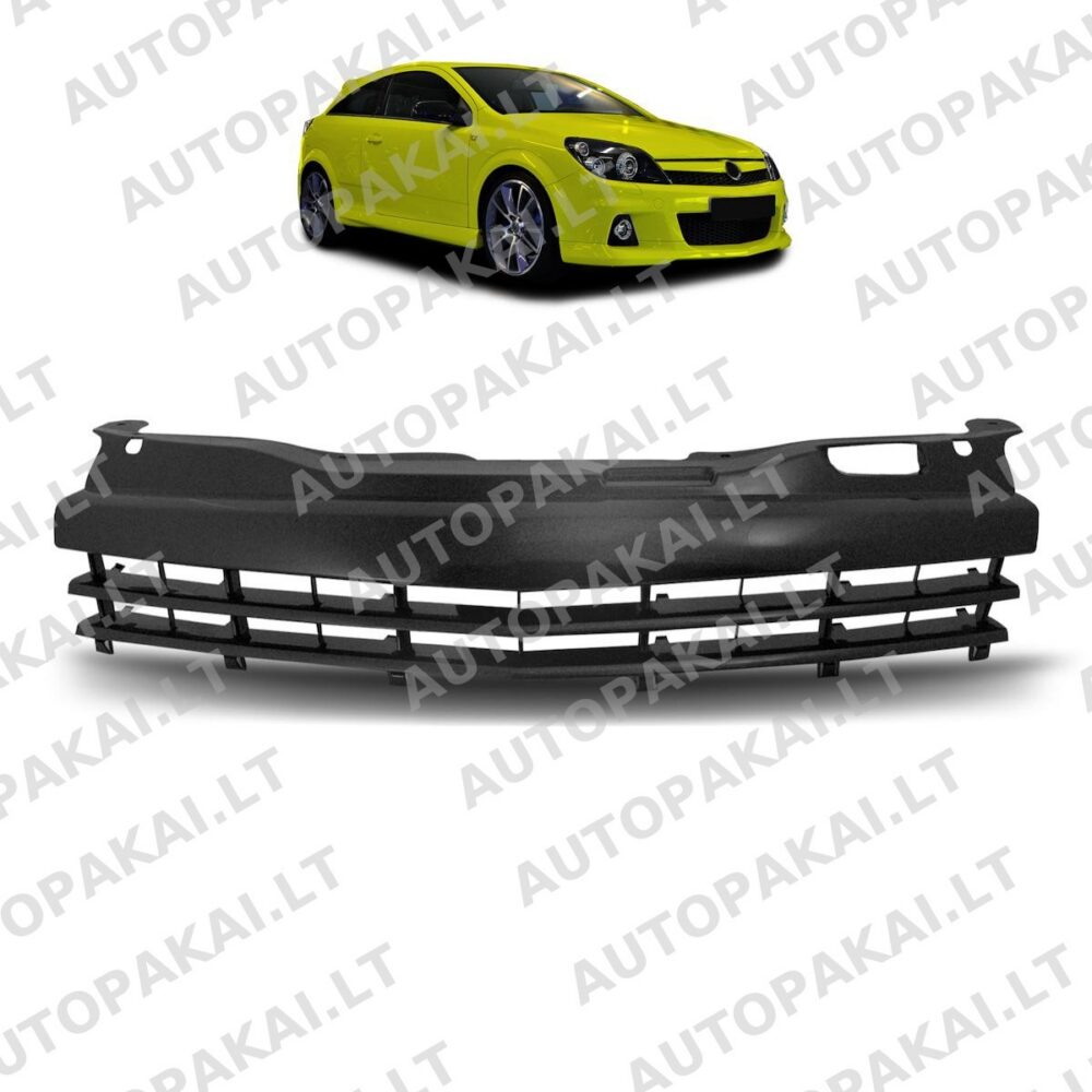 Front Grille Badgeless Black suitable for OPEL ASTRA H GTC 04-11