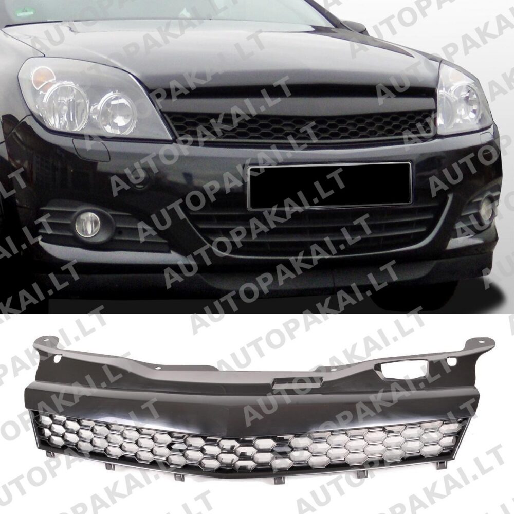 Front Grille Badgeless Mesh Black suitable for OPEL ASTRA H GTC 04-11