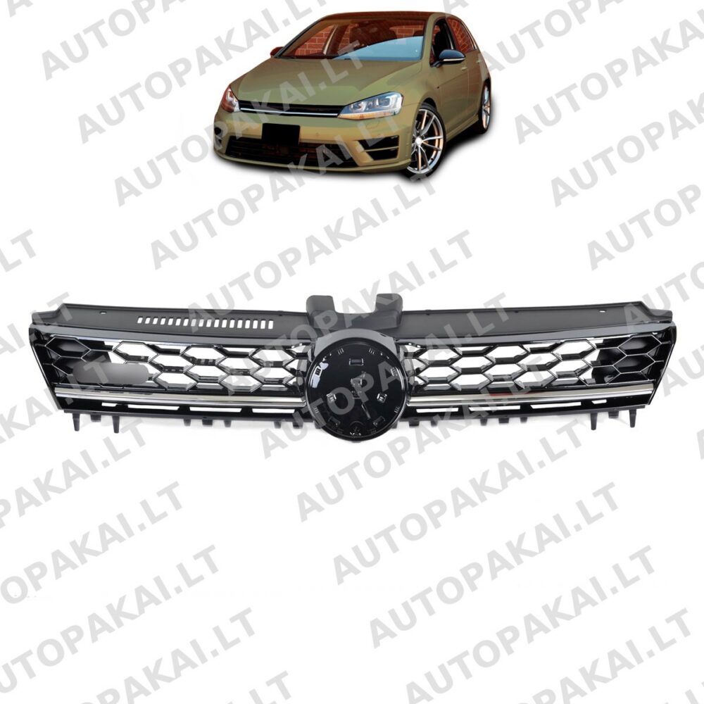Front Grille Chrome suitable for VW Golf 7 12-16 GTD