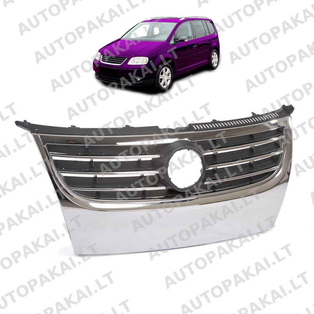 Radiator Grille Chrome suitable for VW TOURAN (1T1, 1T2) 2006-2009