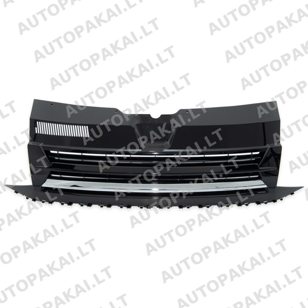 Chromuotos grotelių juostelės be ženklelių VW TRANSPORTER MULTIVAN T6 2015-2019