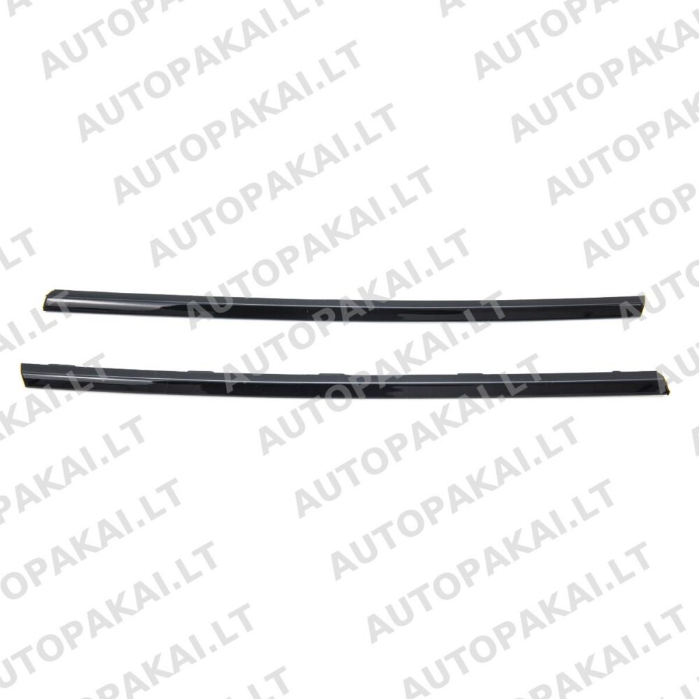 Front Grille Trims short Set Gloss Black for VW T6.1 Multivan Transporter 19-24