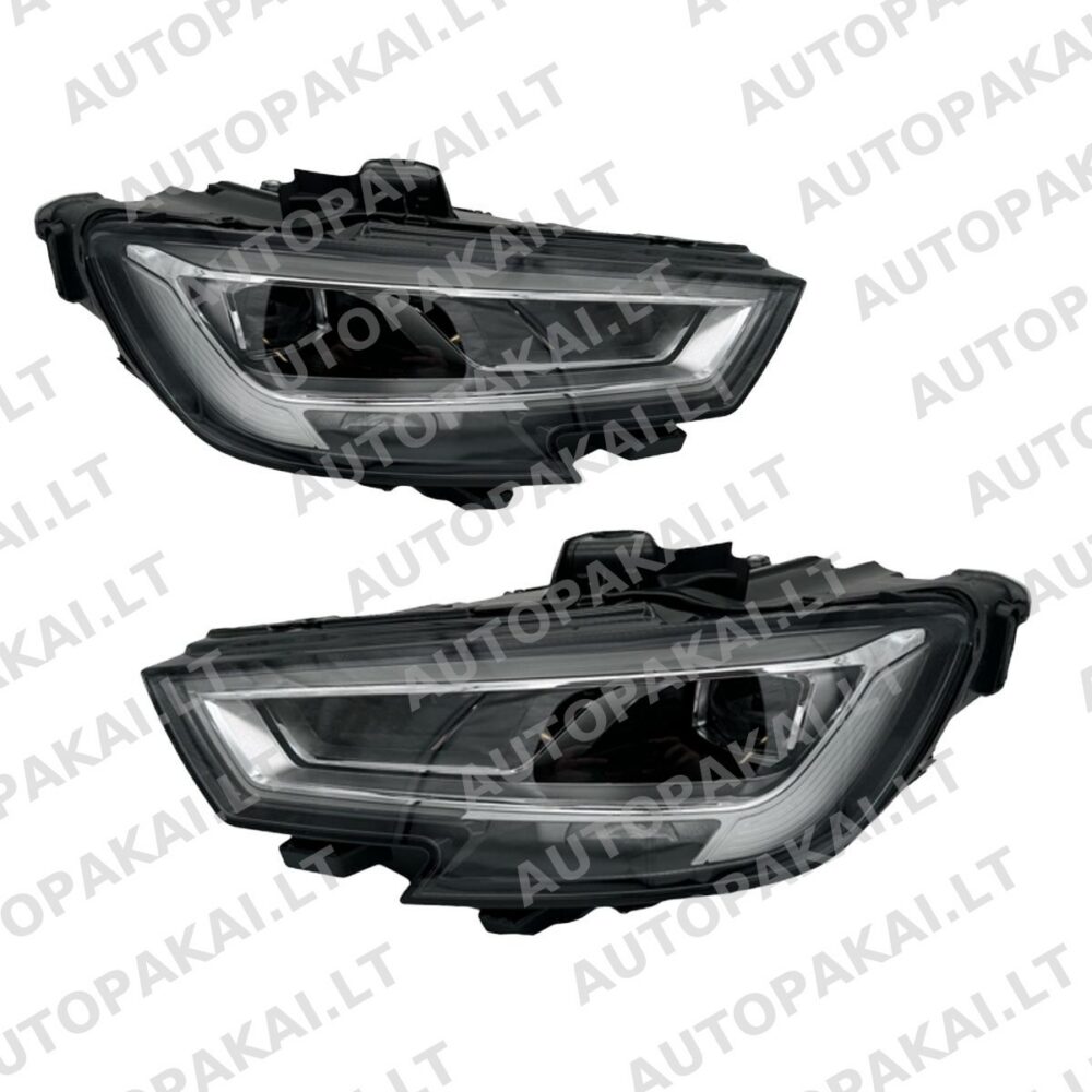 Full LED Headlights suitable for Audi A3 8V Facelift 2016-2020 with OE Xenon