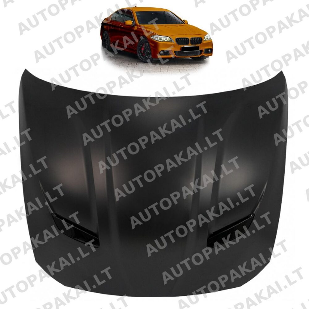 Bonnet Aluminium suitable for BMW 5 F10, F11 Sedan Touring 09-16 New Design