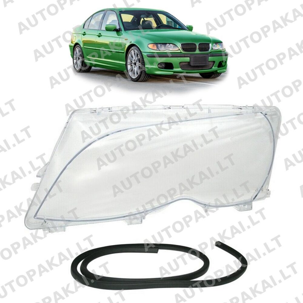Headlight Lens Housing Wubber LEFT for BMW 3 E46 Sedan Touring Facelift 01-05