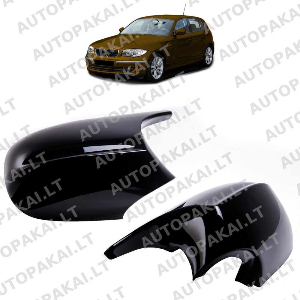 Mirror Covers Gloss Black suitable for BMW 1-3 E81,E82,E87,E88,E90,E91,E92,E93