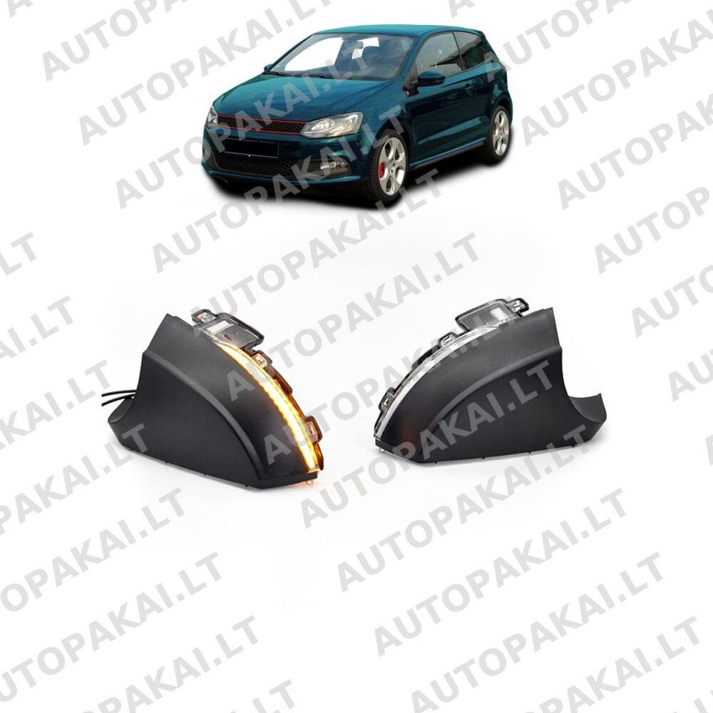 Dynamic LED Side Mirror Indicator Set suitable for VW POLO V (6R, 6C) 2014-2017