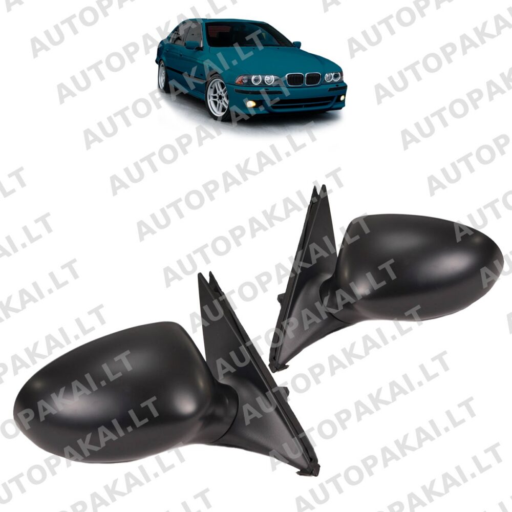 Side Mirrors Set Electric Heated Power Folding fit for BMW 5 E39 Touring 96-03
