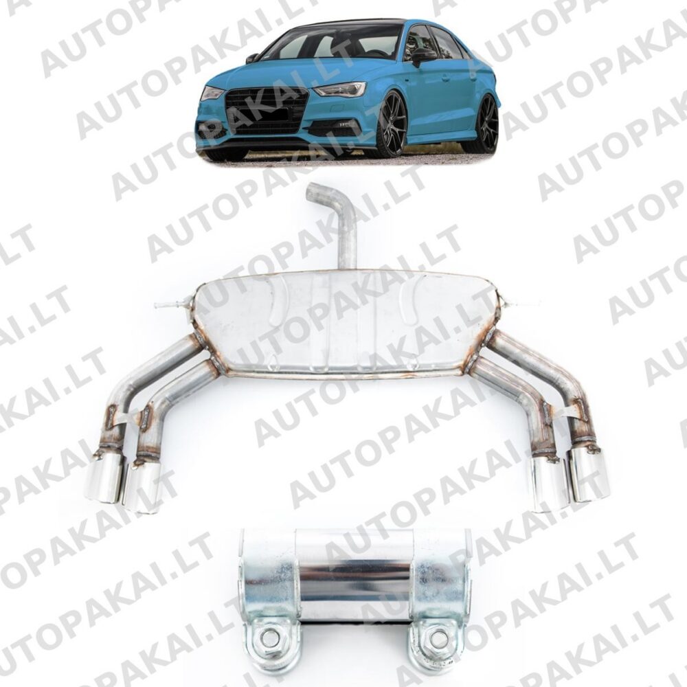 Išmetimo duslintuvas tinka AUDI A3 8V Sedan 13-19