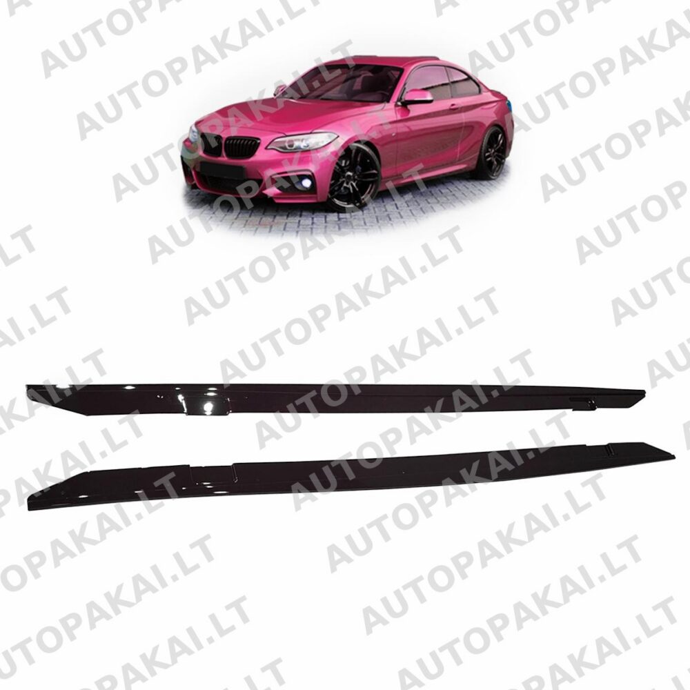 Side Skirts Set Gloss Black suitable for BMW F21, F22, F23 11-15