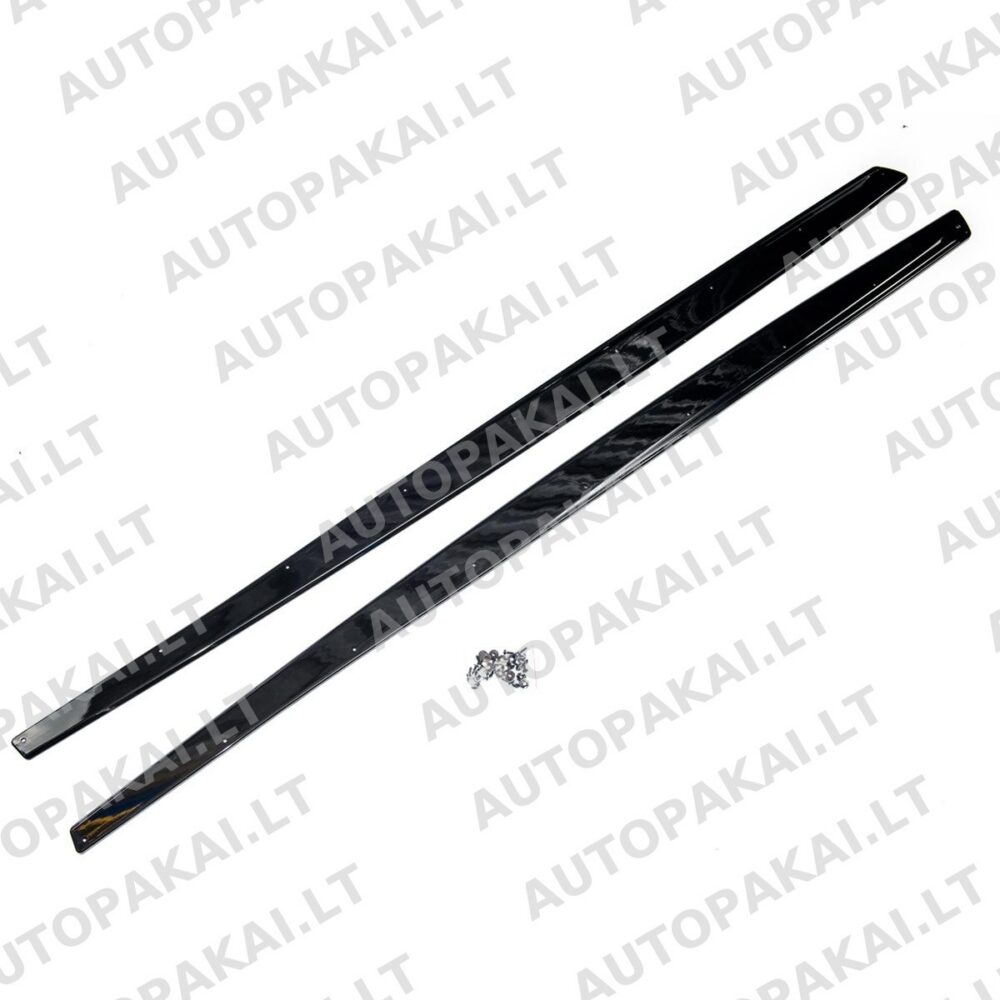 Side Skirts Extensions Gloss Black for BMW M3 (F80) M4 (F83,F82) 2011-2018