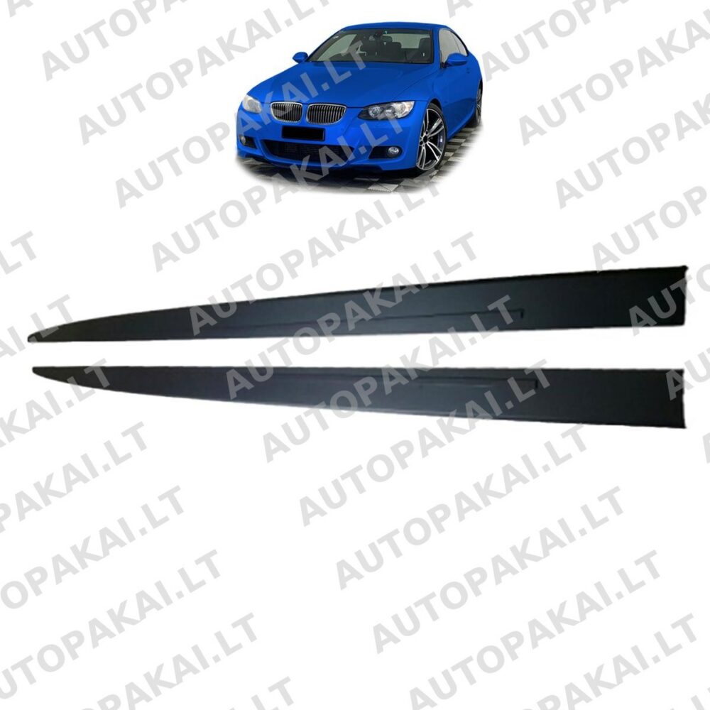Side Skirts Extensions Matt Black for BMW 3 (E92,E93) 2006-2013