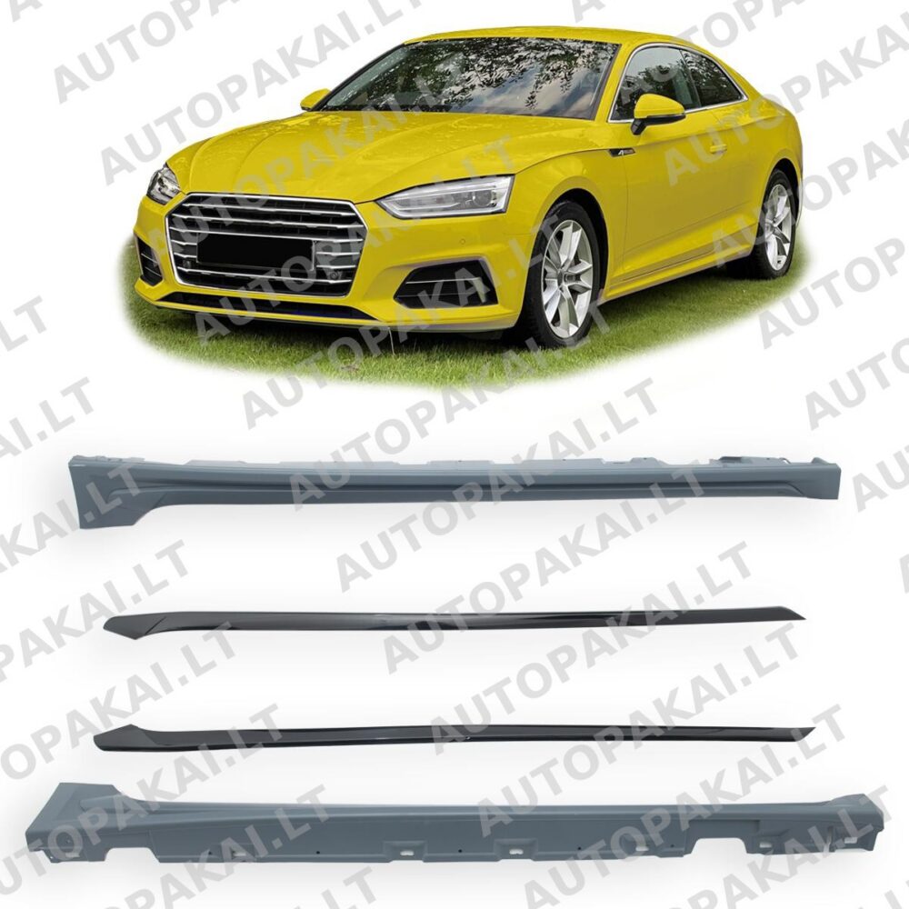Side Skirts Set suitable for AUDI A5 F5 Sportback 16-20