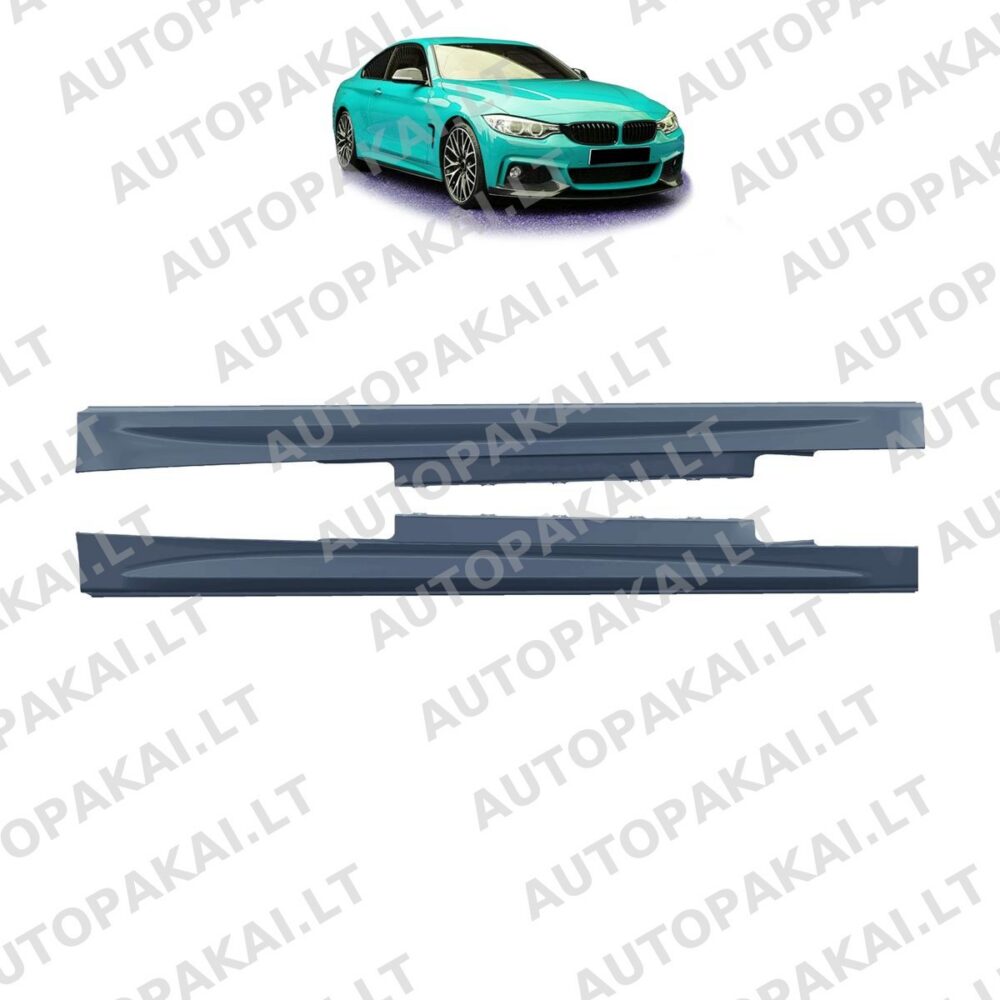 Šoninių slenksčių komplektas, tinkantis BMW 4 serijos F32, F33 kupė kabrioletui 13-21