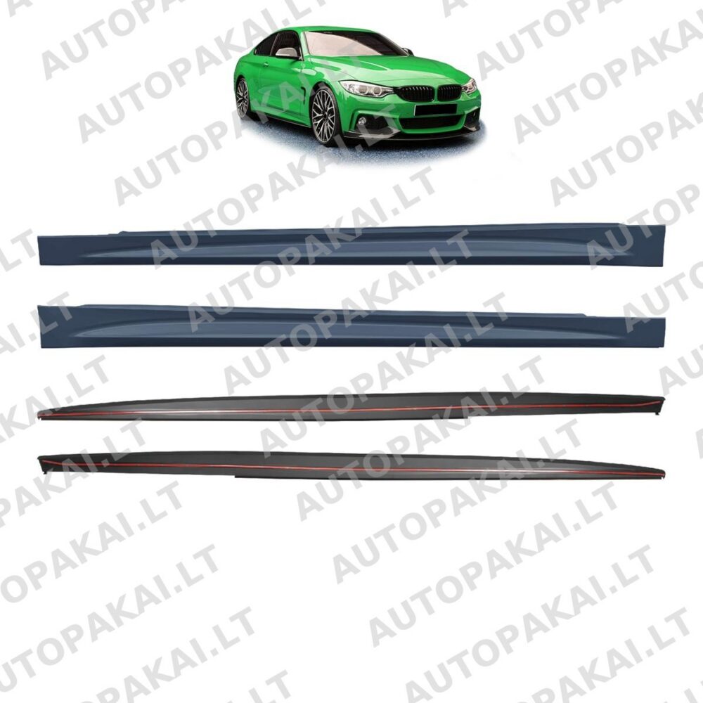 Side Skirts Set suitable for BMW 4-Series F36 Gran Coupe 14-21