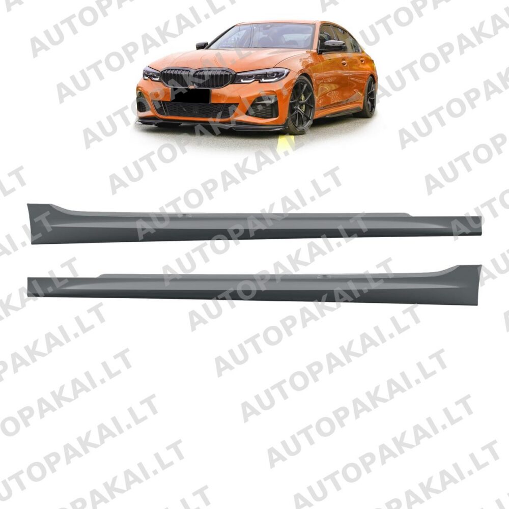 Šoninių slenksčių komplektas, tinkantis BMW 3 G20, G21 Sedan Touring 18-