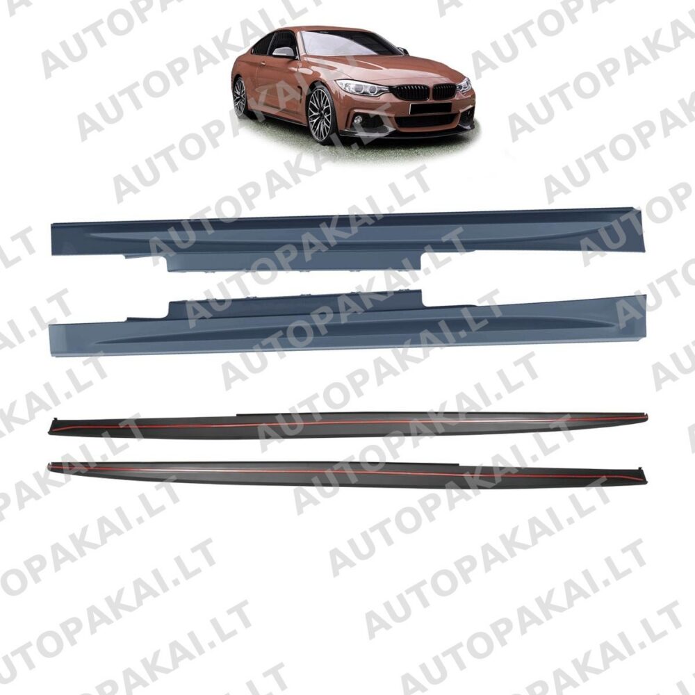 Side Skirts Set suitable for BMW 4-Series F32, F33 Coupe Cabrio 13-21