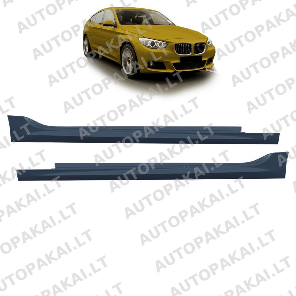 Šoninių slenksčių komplektas, tinkantis BMW 5 (F07) Gran Turismo 2009-2017