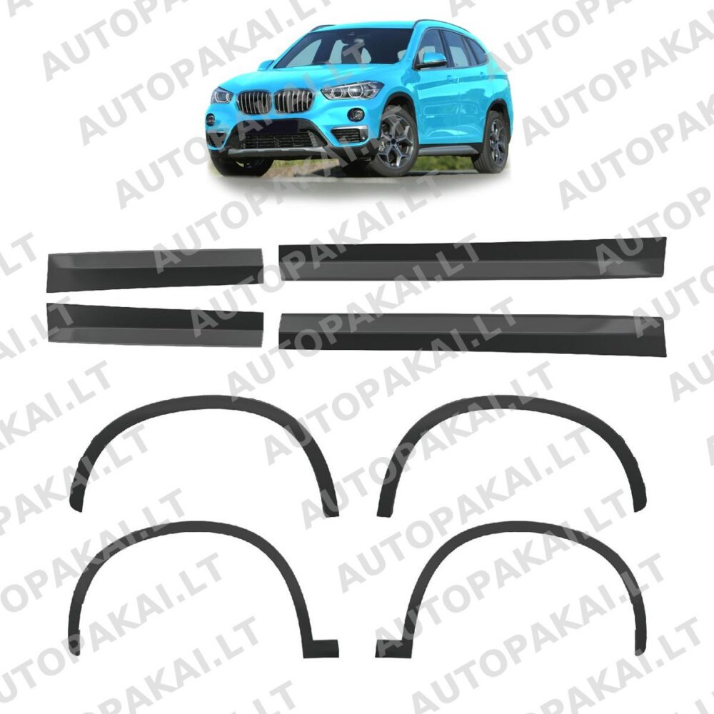 Side Skirts Set suitable for BMW X1 (F48) 2014->