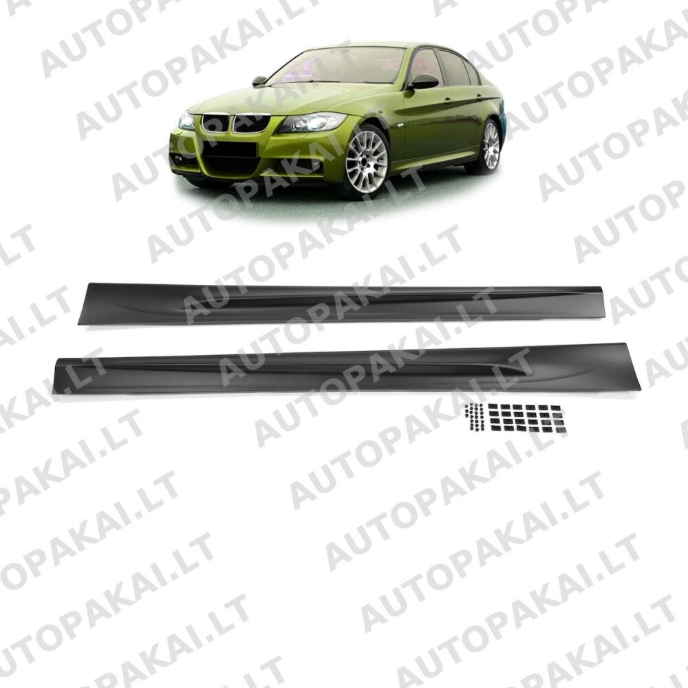 Side Skirts Set suitable for BMW 3-Series E90, E91 Sedan Touring 04-11