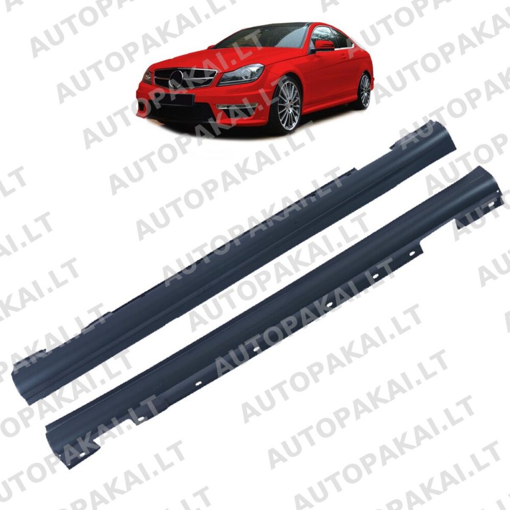 Side Skirts Set suitable for MERCEDES C-Class C204 Coupe 11-15