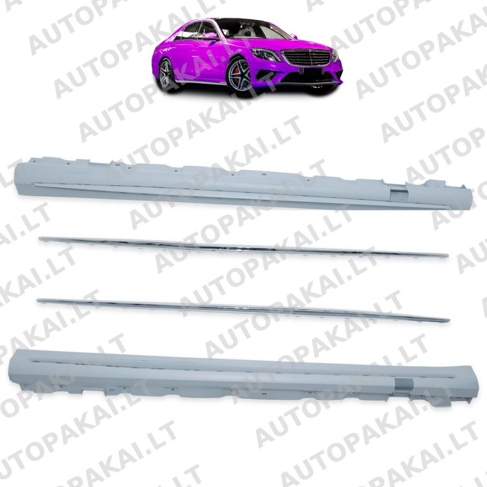 Side Skirts Set suitable for MERCEDES S-Class (W222) 2013->