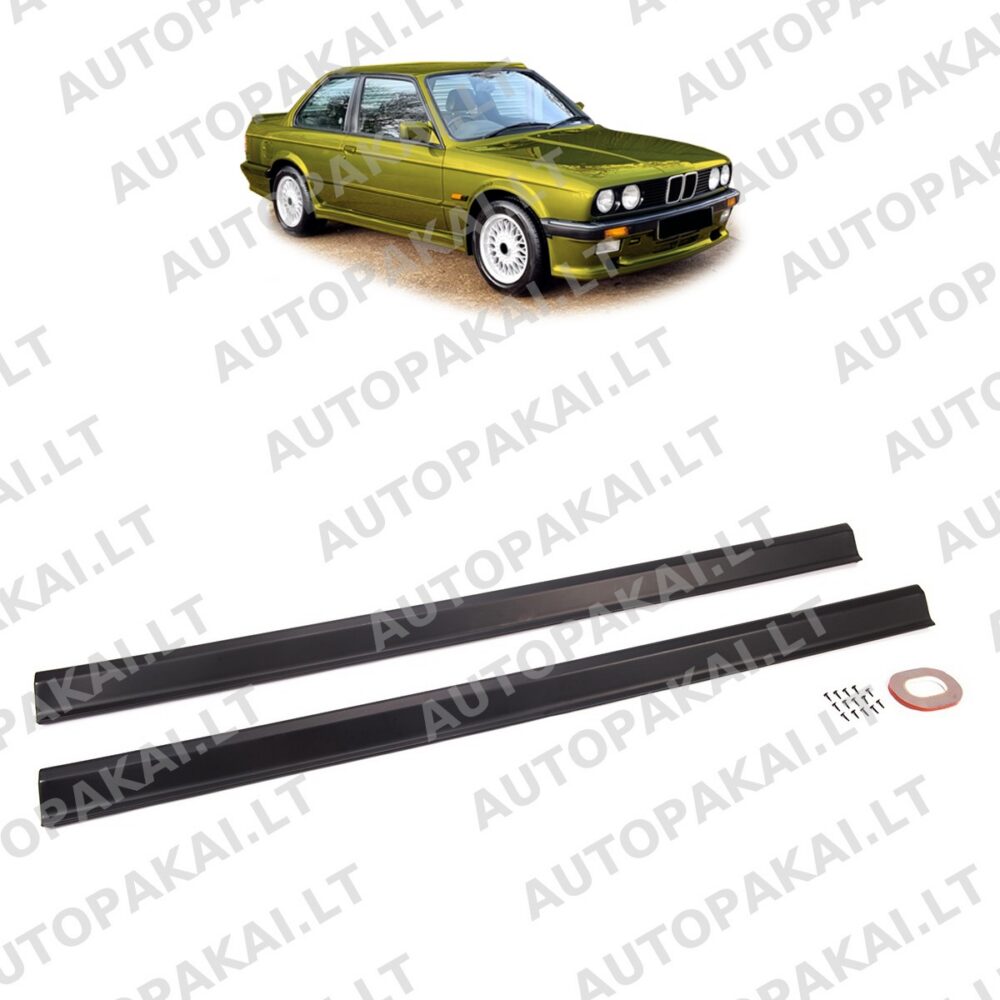 Side Skirts Set suitable for BMW 3 E30 Sedan Coupe 1982-92