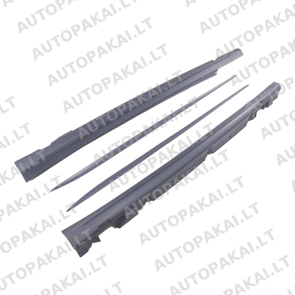 Šoninių slenksčių komplektas, tinkantis MERCEDES C klasės W205 sedanui ir universalui (2013-2021 m.)