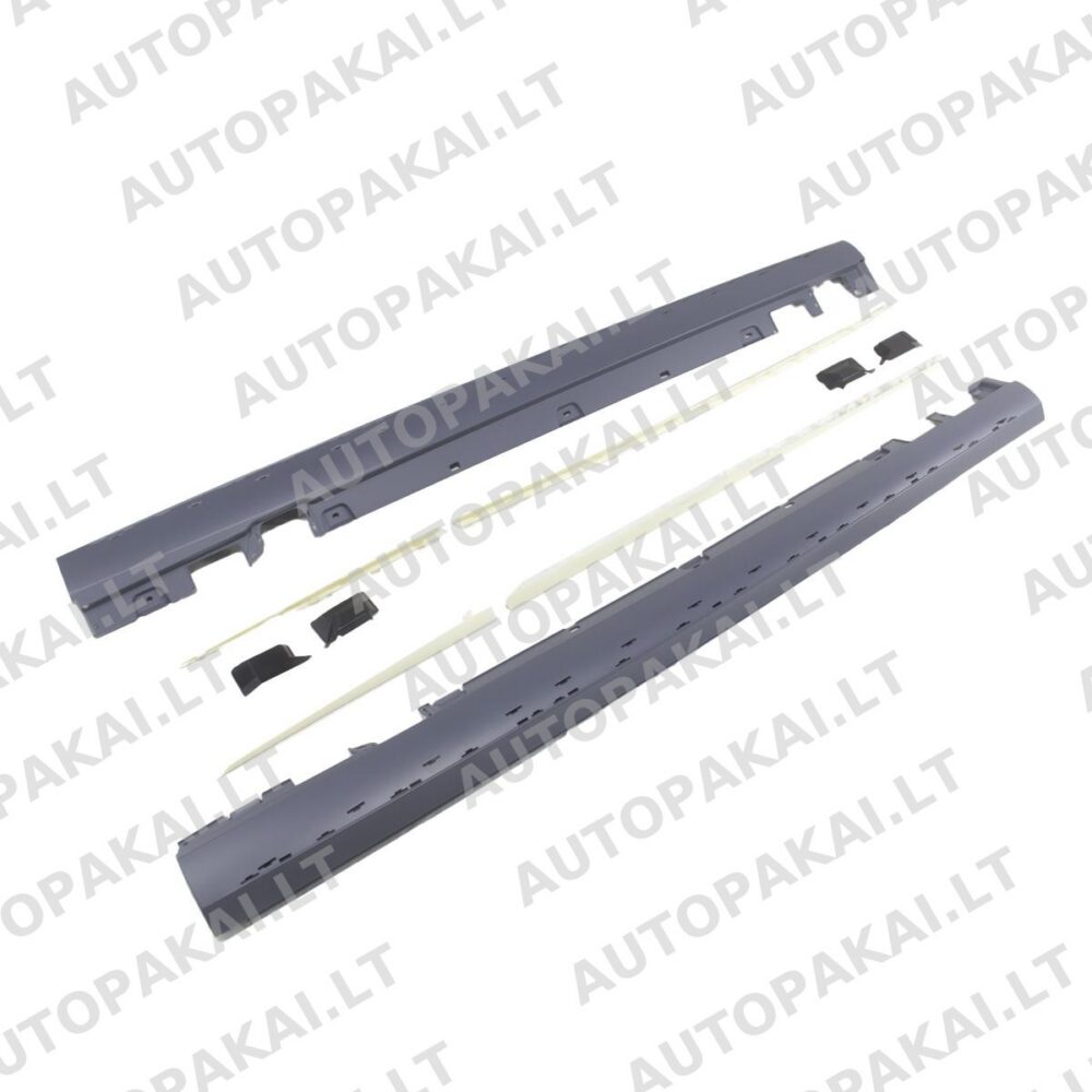 Šoninių slenksčių komplektas, tinkantis MERCEDES E klasės W213 sedanui, universalui 16-23