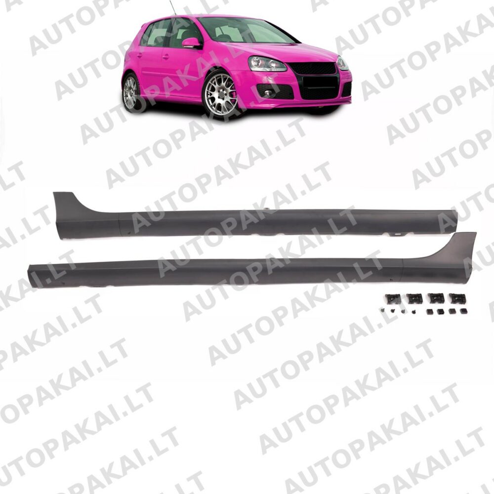 Šoninių slenksčių komplektas, tinkantis VW Golf 5 03-09