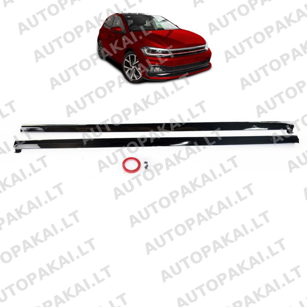Side Skirts Set suitable for VW POLO VI AW 17-21