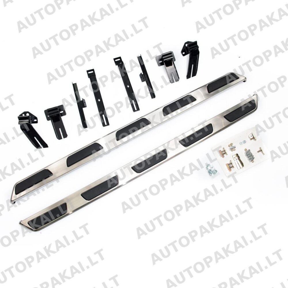 Alu Side Steps Running Boards suitable for AUDI Q7 (4M) 2015->