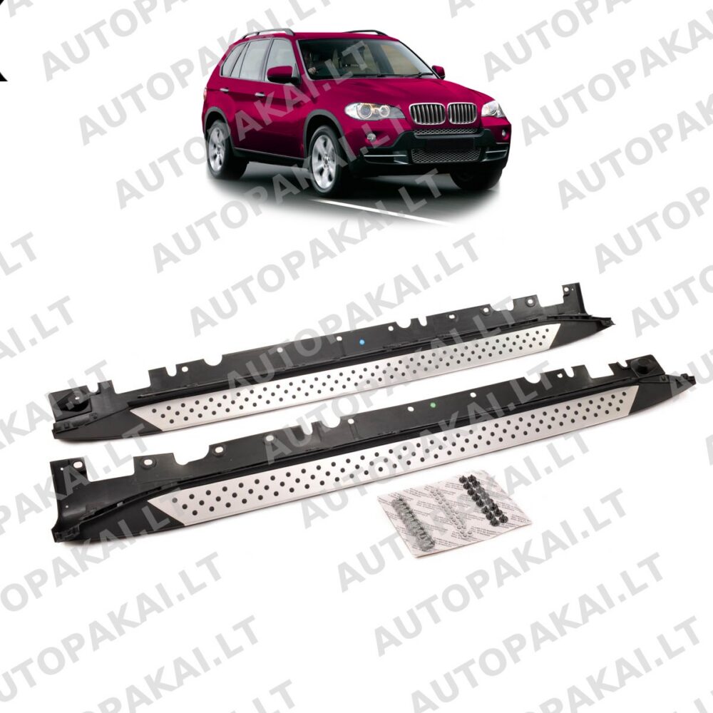 SUV Side Steps Set Aluminium suitable for BMW X5 E70 06-13