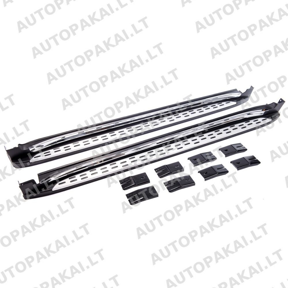 Alu Side Steps Running Boards suitable for KIA SPORTAGE IV (QL, QLE) 2016-2021