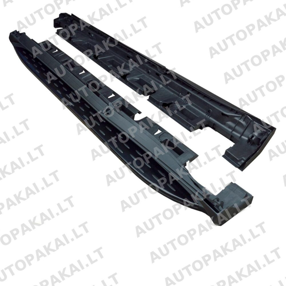 Alu Side Steps Running Boards Black for MERCEDES GLE Coupe (C292) 2015->