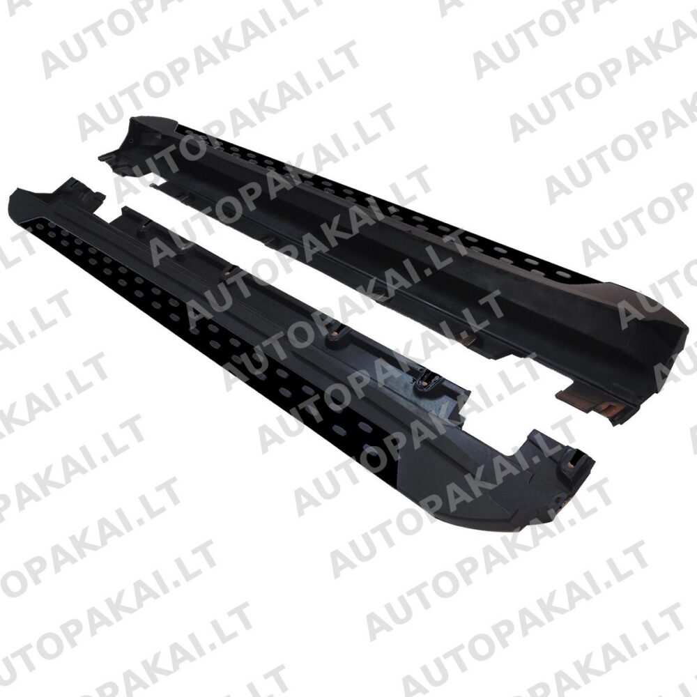 Alu Side Steps Running Boards Black for MERCEDES GLK-Class (X204) 2008->