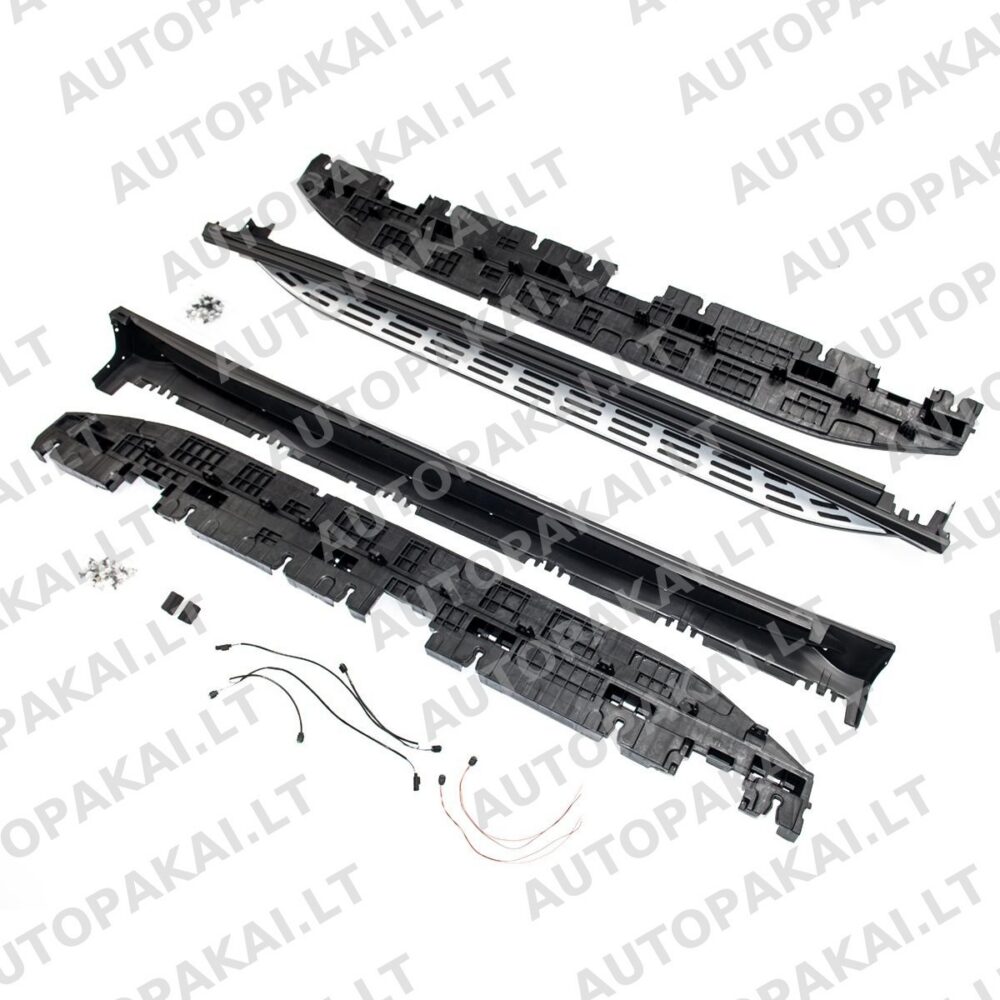 Alu Side Steps Running Boards W/Light suitable for MERCEDES GLE (V167) 2018->