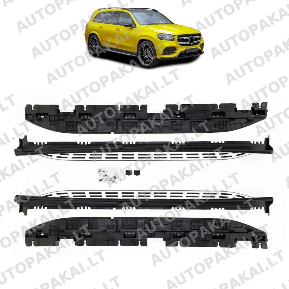 Alu Side Steps Running Boards W/Light suitable for MERCEDES GLS (X167) 2019->