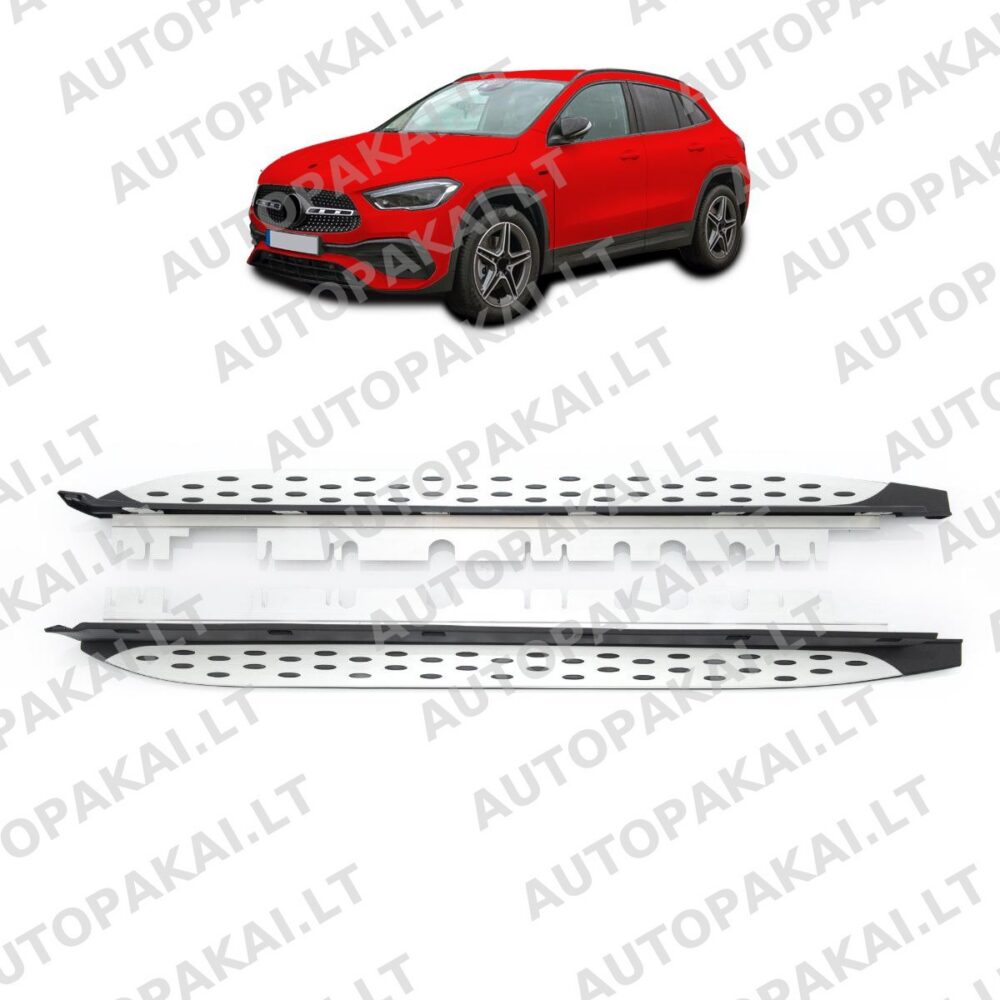 SUV Side Steps Set Aluminium suitable for MERCEDES GLA H247 20-