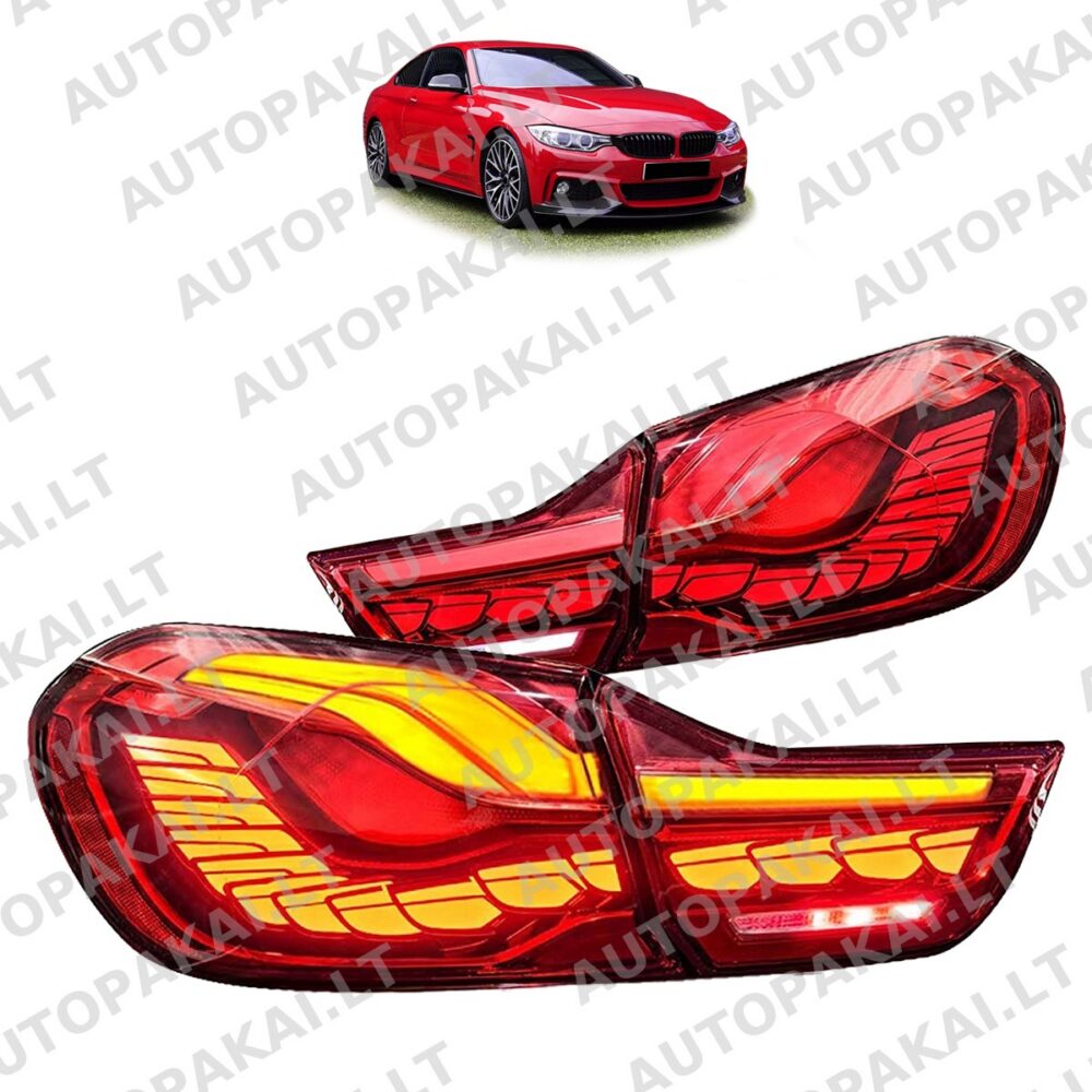 Tail Lights Dynamic LED Red fit for BMW 4 F32,F33,F36 GranCoupe 13-20