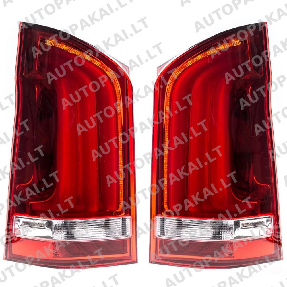 Tail Lights Dynamic LED BAR Red for MERCEDES VITO (W447) Pre-Facelift 2014-2019