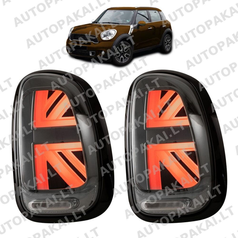 Tail Lights LED Smoke suitable for MINI R60 Countryman 10-16 Union Jack Style