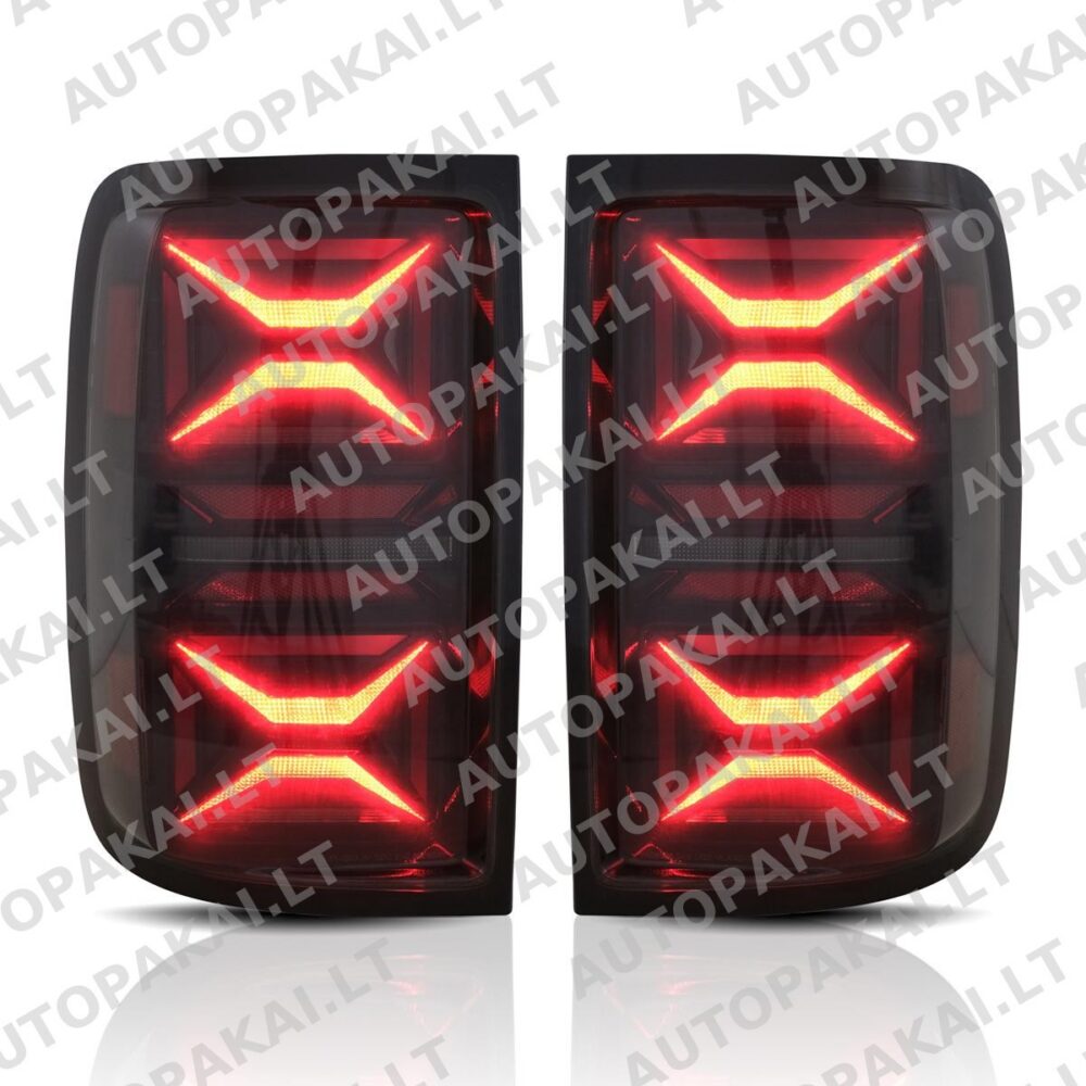 Tail Lights Dynamic LED Smoke suitable for VW AMAROK (2H) 2010->