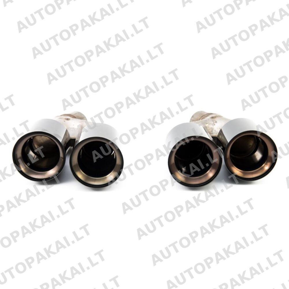 Exhaust Tail Pipes Black suitable for BMW 5 G30,G31 Facelift Sedan Touring 20-23
