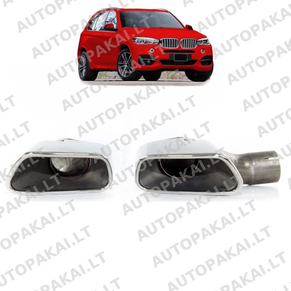Exhaust Tail Pipes Chrome suitable for BMW X5 F15 13-18